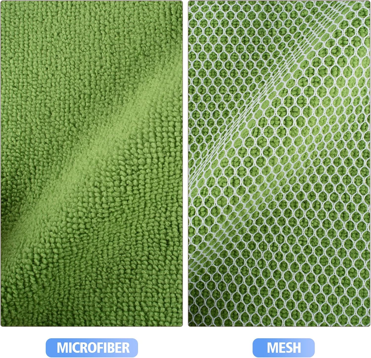 KinHwa Kitchen Washcloths for Dishes Absorbent Microfiber Dish Cloths Quick Dry Dish Rags with Poly