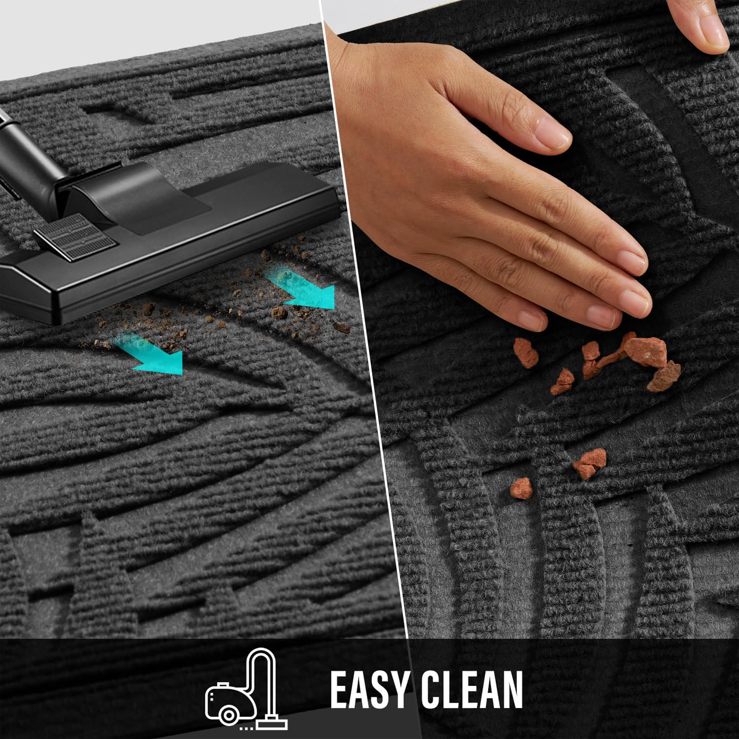 Front Door Mat, Absorbent Resist Dirt Welcome Door Mat Indoor Outdoor, Waterproof Doormat, Sturdy