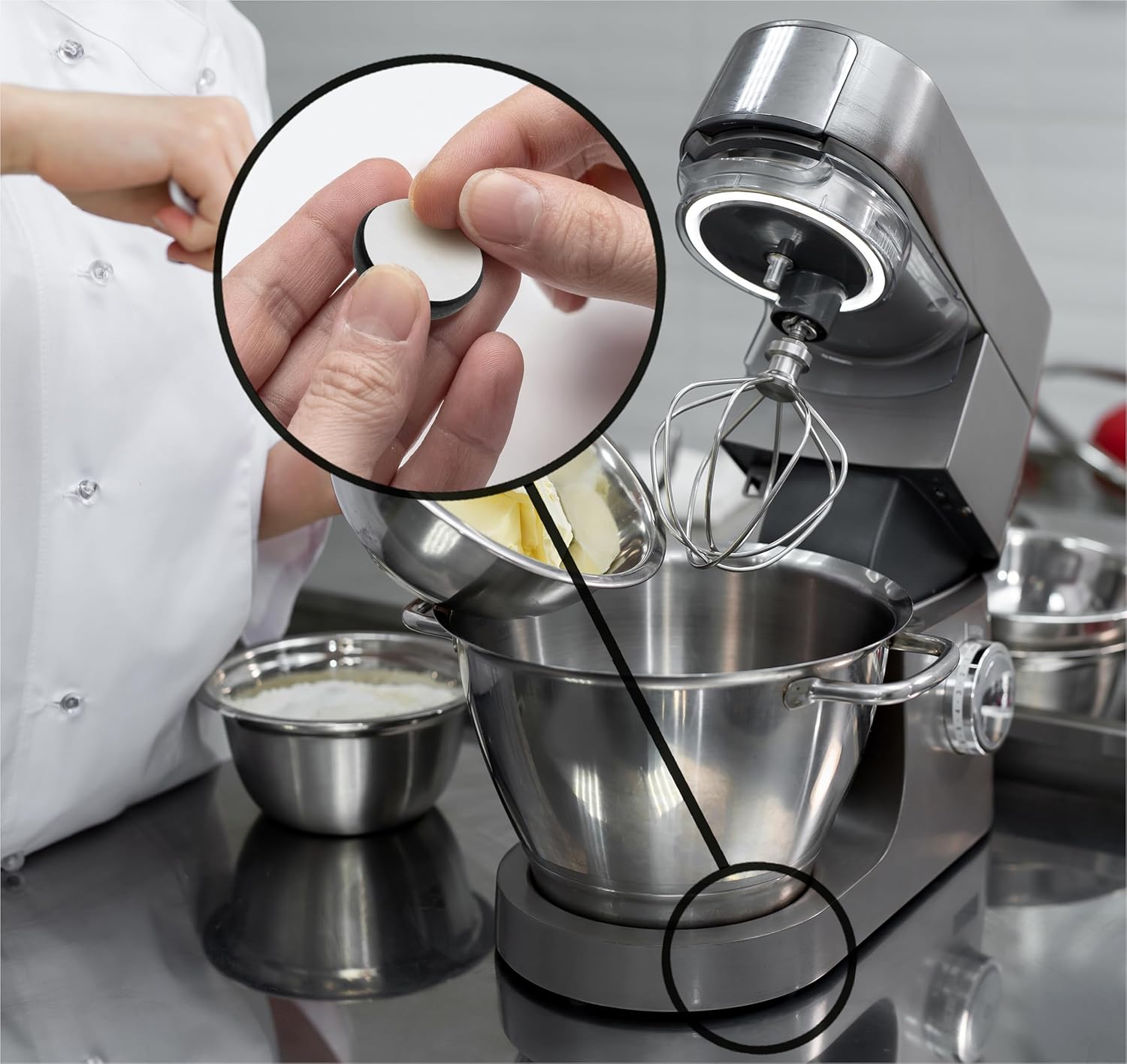 Slipstick GorillaGlides Kitchen Appliance Sliders (16 x 1” Round Glides) Self Adhesive Countertop