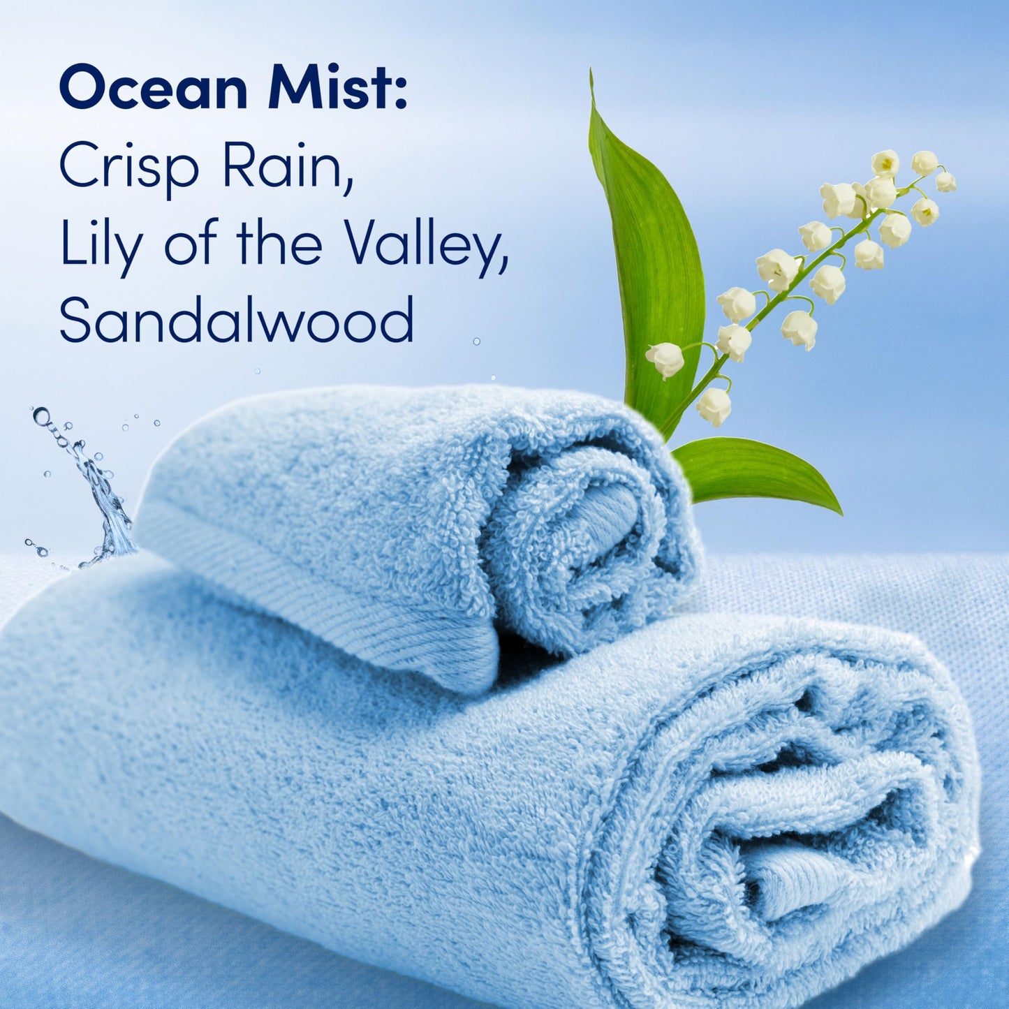 Downy Gentle Soft + Fresh Fabric Softener Liquid, Liquid Fabric Softener Designed to be Gentle on