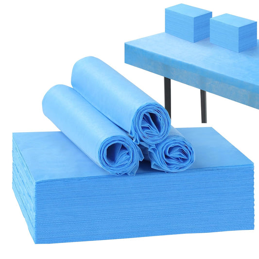 50 Pcs Disposable Bed Sheets 31" x 71" Massage Table Sheets Non Woven Fabric SPA Bed Cover