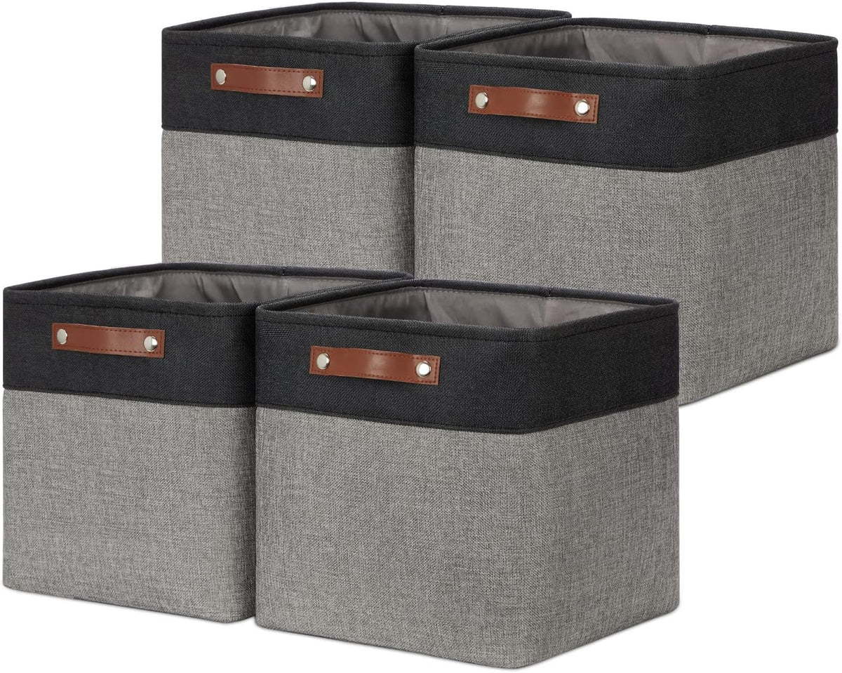 DULLEMELO 11x11 Cube Storage Bins for Cube organizer, Foldable Cube Storage Bins Baskets for