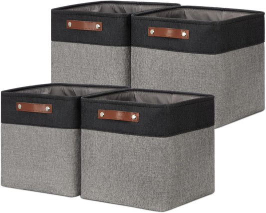 DULLEMELO 11x11 Cube Storage Bins for Cube organizer, Foldable Cube Storage Bins Baskets for