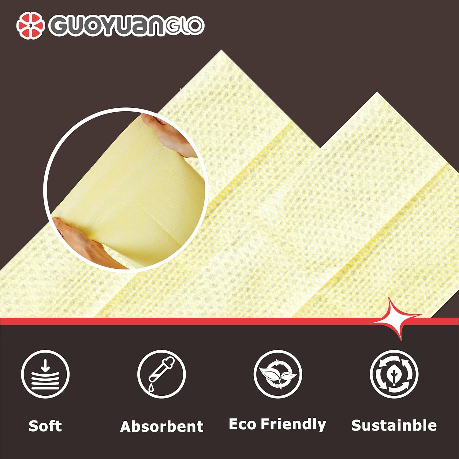 Disposable Dish Cloths Disposable Cleaning Towels Heavy Duty Reusable Cleaning Cloths Dish Rags for