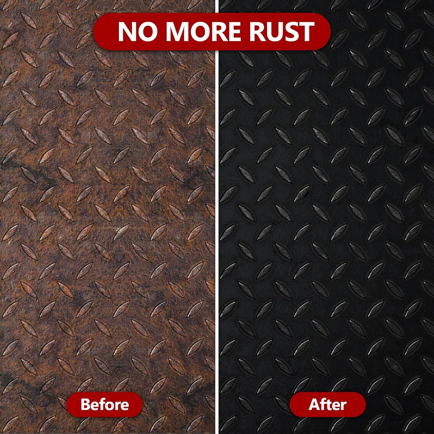 4-in-1 Rust Converter & Metal Primer, 34 Fl Oz Black Rust Inhibitor Paint for Metal, Automotive