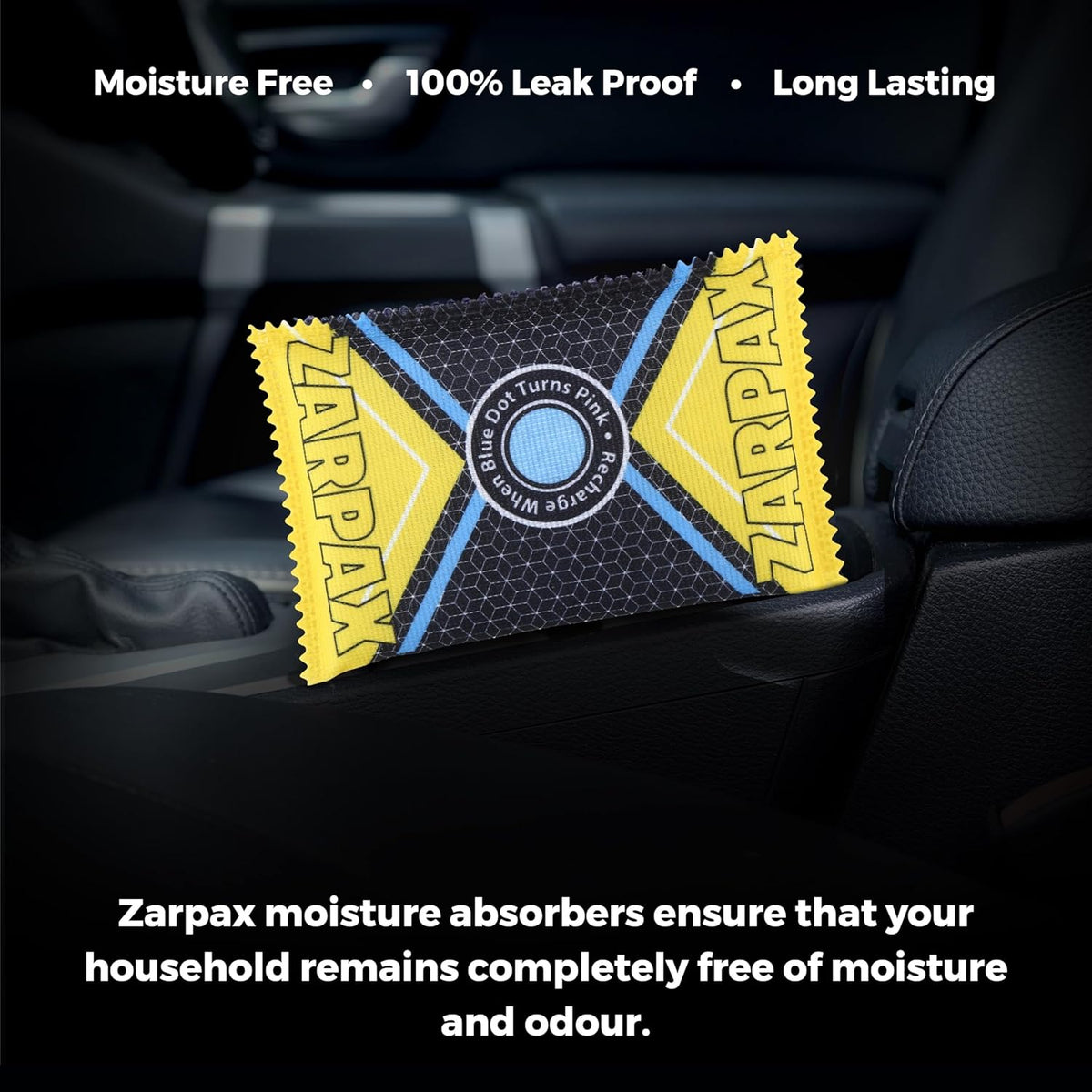 4.4 oz/125g Rechargeable Desiccant Packs Dehumidifier Bag - 6 Pack - Moisture Absorbers For Safes