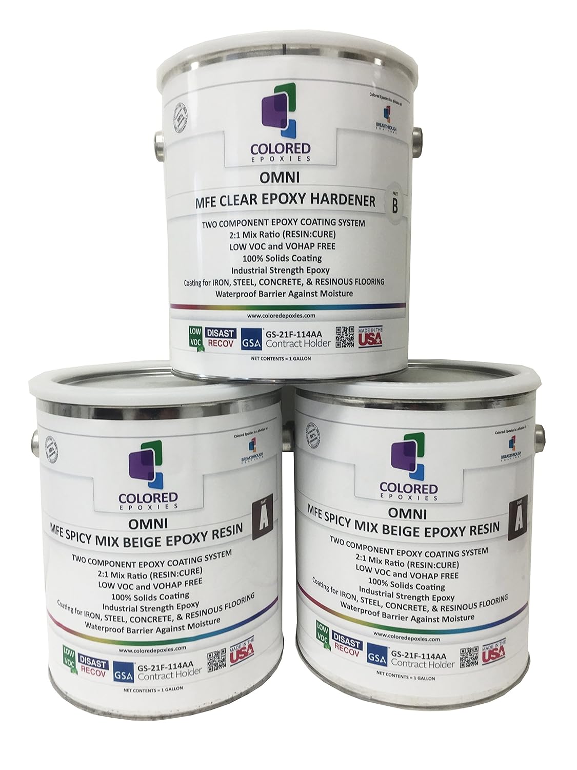 Coloredepoxies 10024 Dark Brown Epoxy Resin Coating Made with Beautiful and Vibrant Pigments, 100%