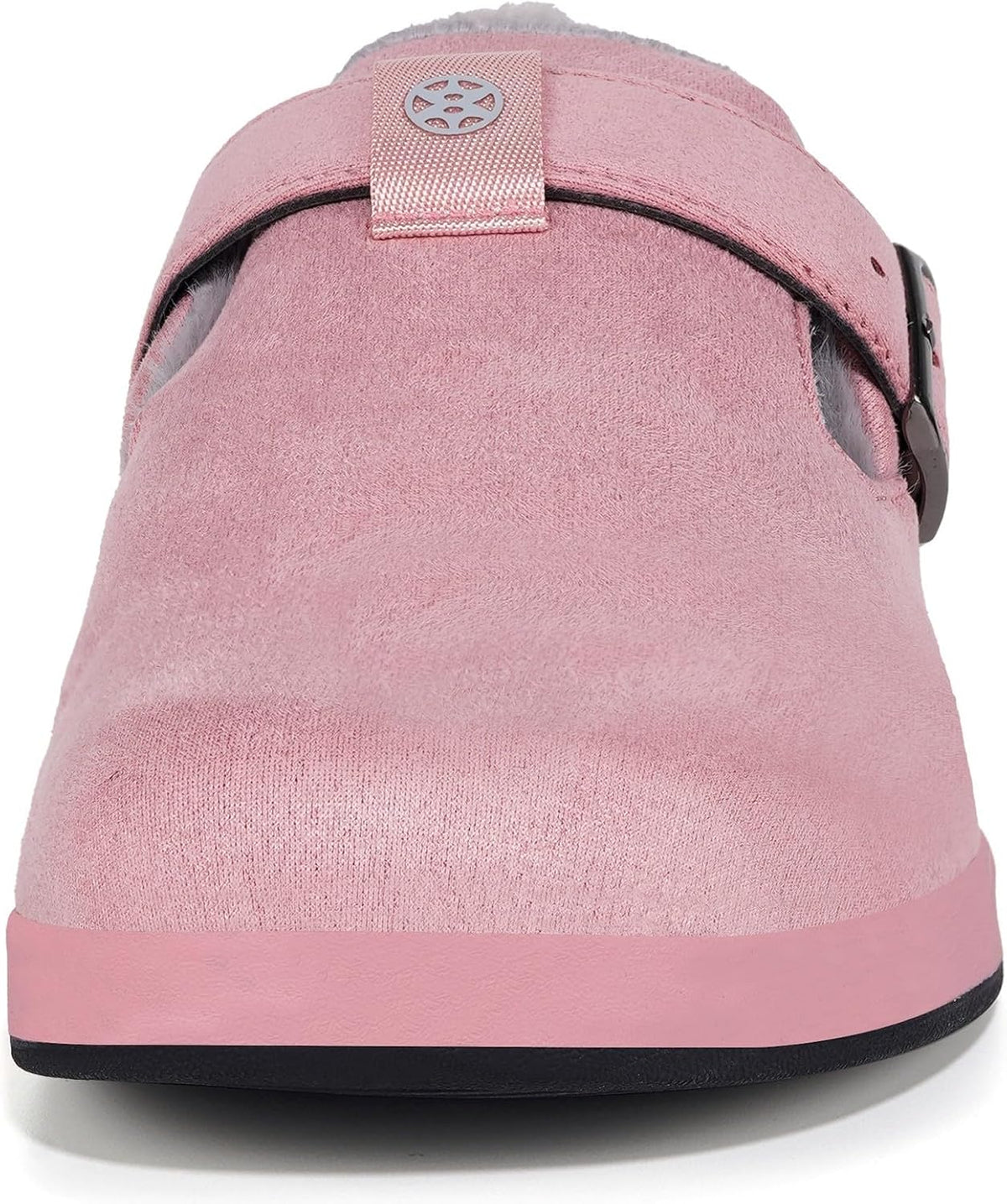 Fur Lined Clogs for Women Men Suede Winter Slippers Arch Support Slip on Mules Potato Shoes with