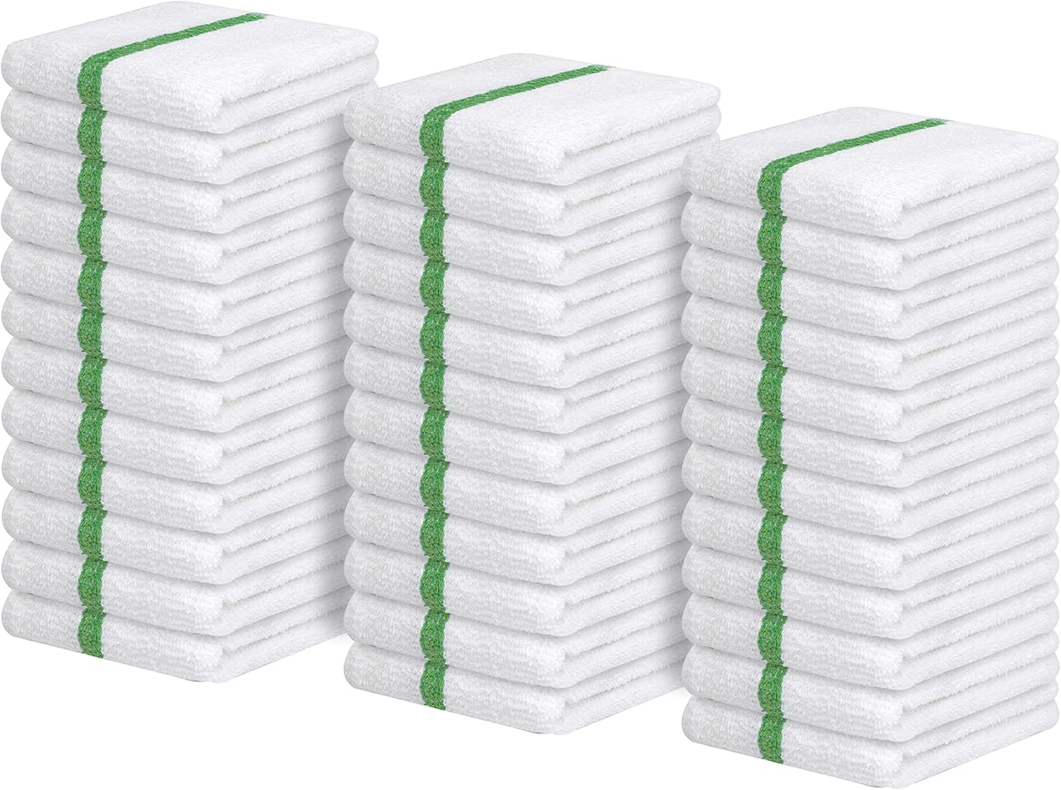 Avalon Towels Terry Bar Mop Towels (Value Pack of 36) Size 16"x19" – Absorbent and Durable