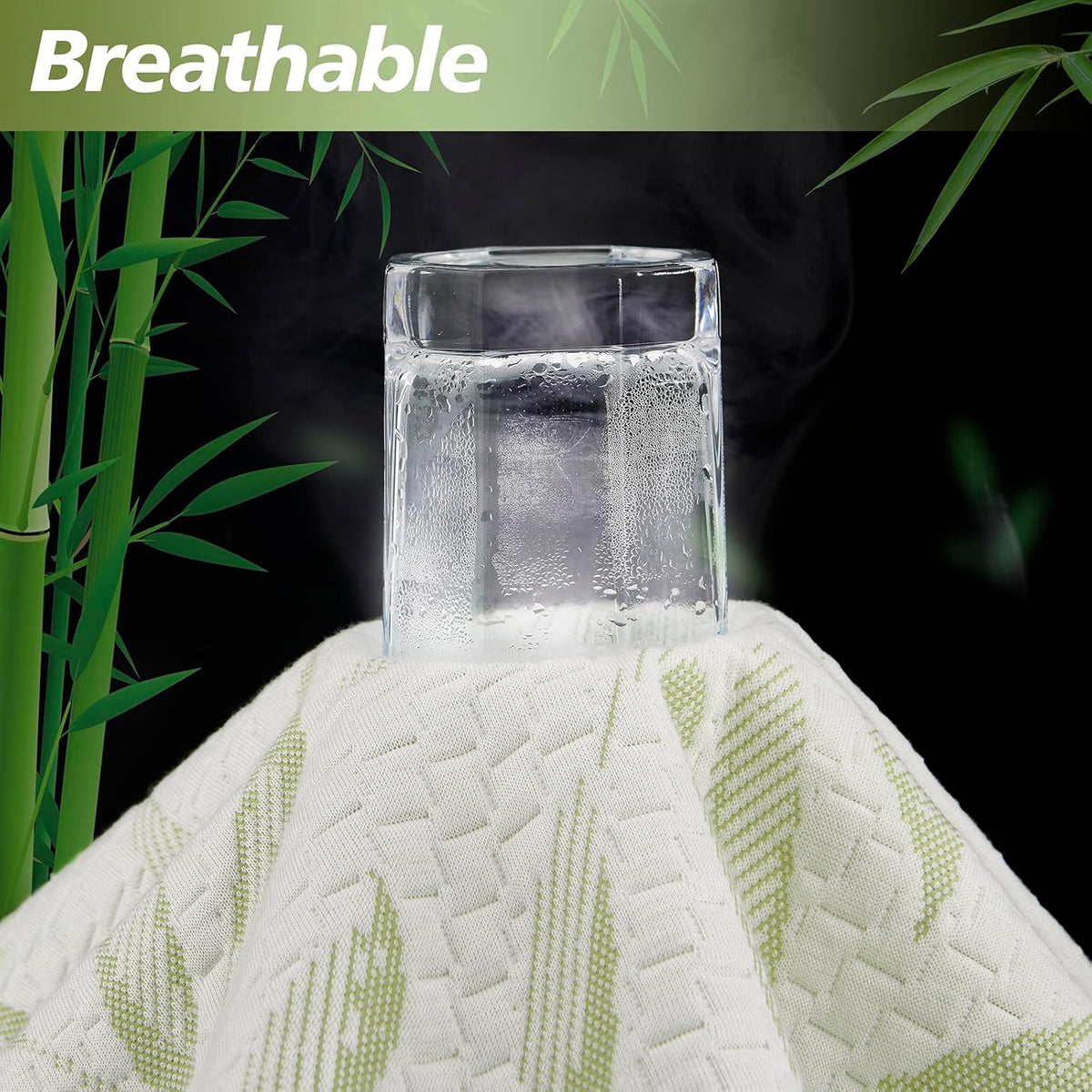 California King Mattress Protector Waterproof Mattress Pad Washable Bamboo Rayon Mattress Cover