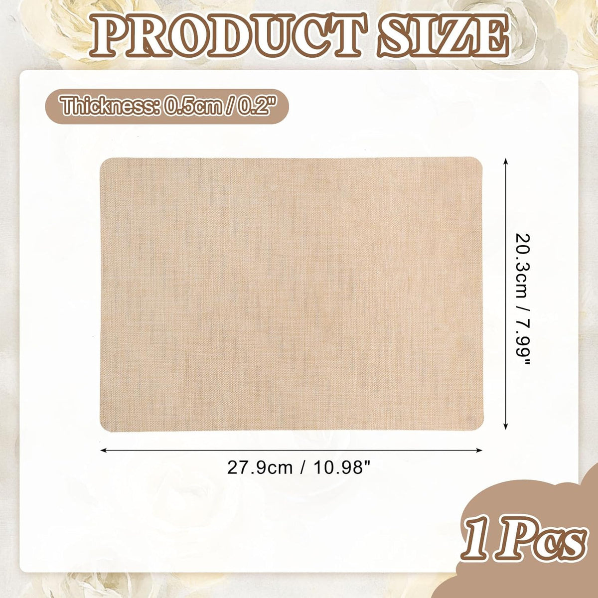 PATIKIL Linen Repair Patch, 8 x 11 Inch Self-Adhesive Linen Fabric Repair Patches for Sofa Couch