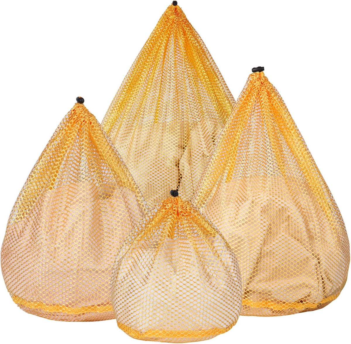 4Pcs Mesh Laundry Bags Washing Machine Mesh Wash Bags for Clothes,Underwear,Lingerie, Bed Linen