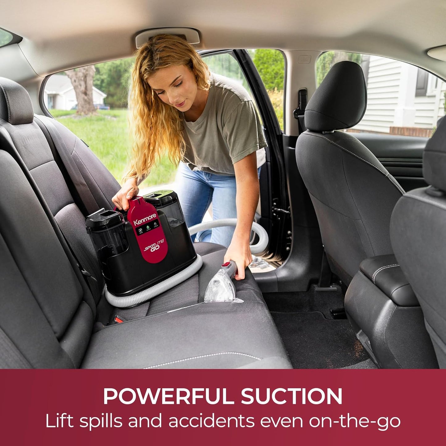 Kenmore KW1050.01 Upgrade Portable Heated Carpet & Upholstery Spot Cleaner, 16Kpa Power Suction