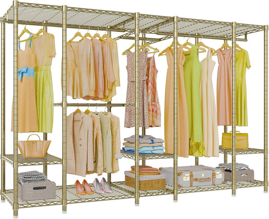 VIPEK V50 Extra Large Portable Closet Rack Bedroom Armoire Freestanding Wardrobe Closet, Heavy Duty