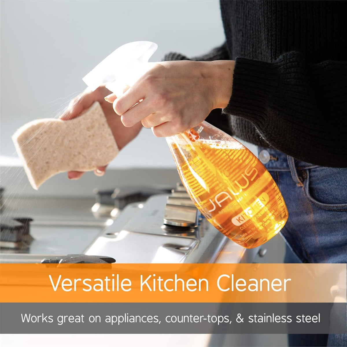 JAWS Cleaners Ultimate Cleaning Kit, Multi-Surface Kitchen, Glass, Shower, Granite, Hardwood Floor