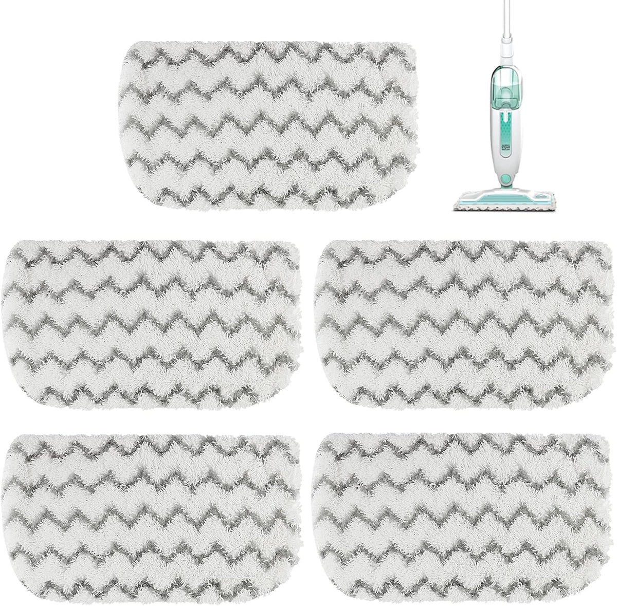 Sgizoku S1000 S2001 Steam Mop Replacement Pads for Shark Steam Mop S1000 S1000A S1000C S1000WM