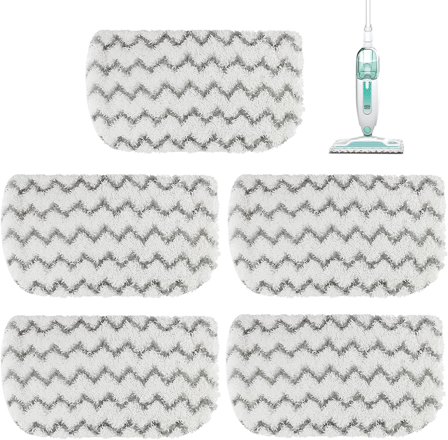 Sgizoku S1000 S2001 Steam Mop Replacement Pads for Shark Steam Mop S1000 S1000A S1000C S1000WM