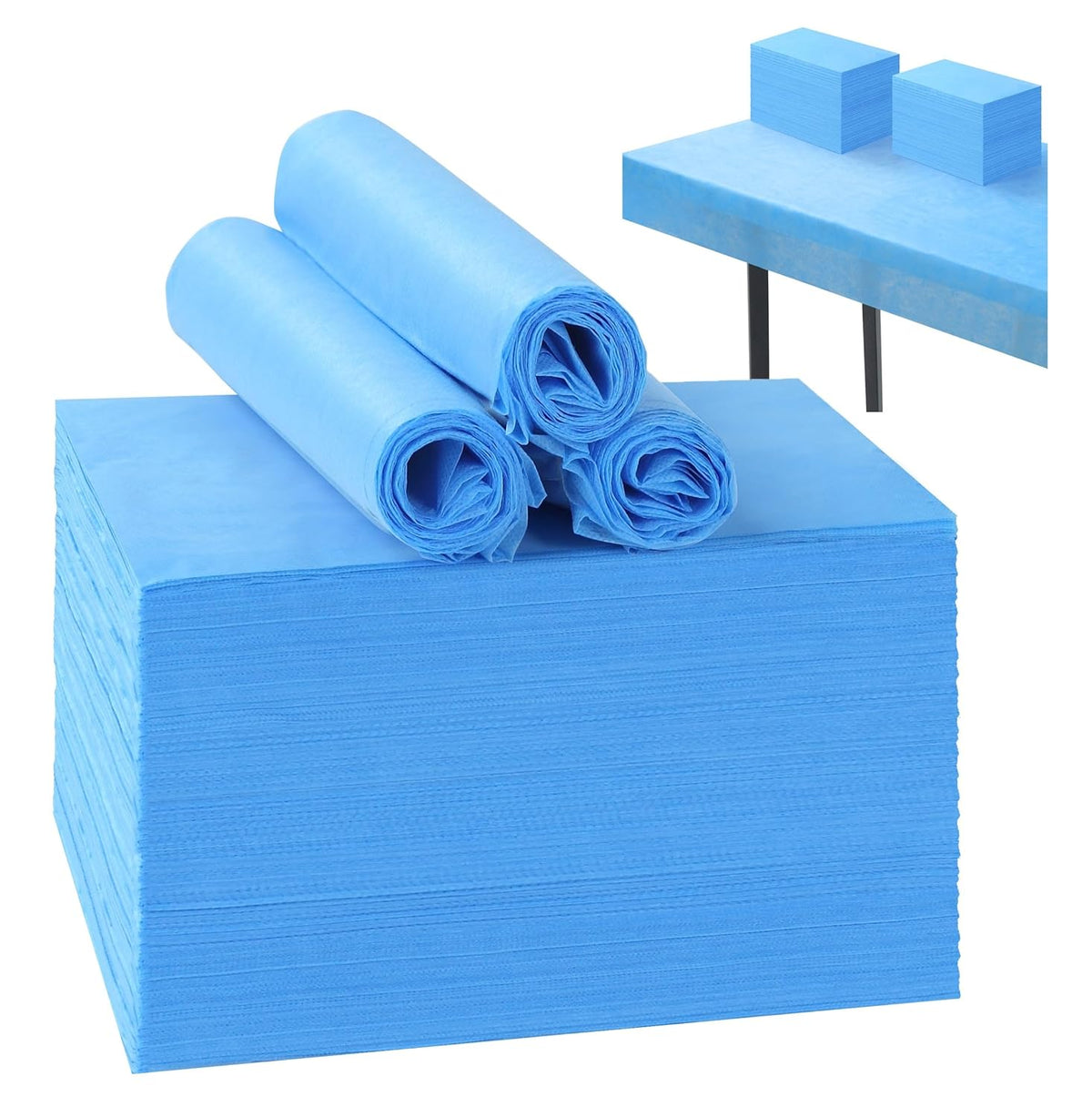 100 Pcs Disposable Bed Sheets 31" x 71" Massage Table Sheets Non Woven Fabric SPA Bed Cover