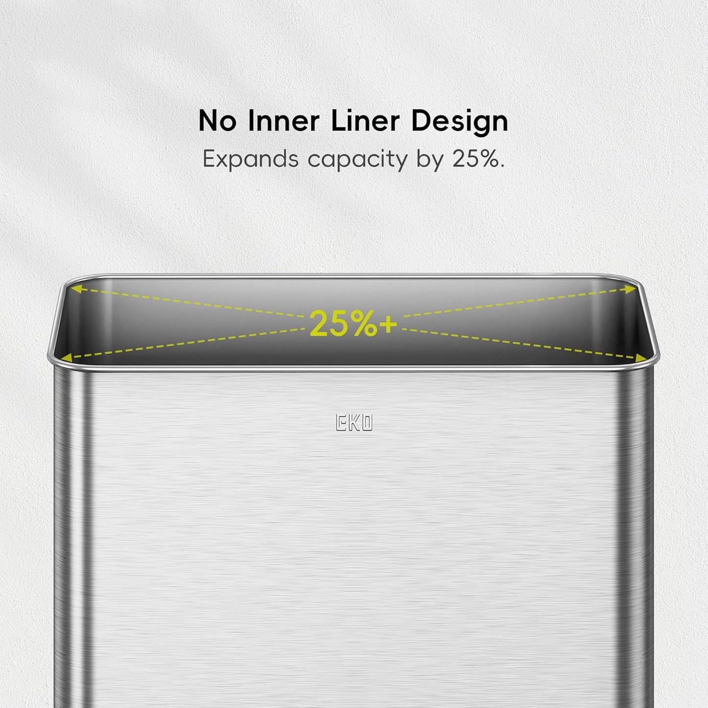 EKO Mirage X 80 Liter / 21.1 Gallons Motion Sensor Trash Can, Automatic Large Kitchen Trash Can