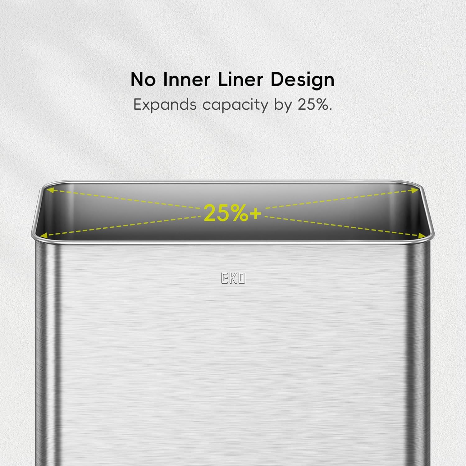 EKO Mirage X 80 Liter / 21.1 Gallons Motion Sensor Trash Can, Automatic Large Kitchen Trash Can