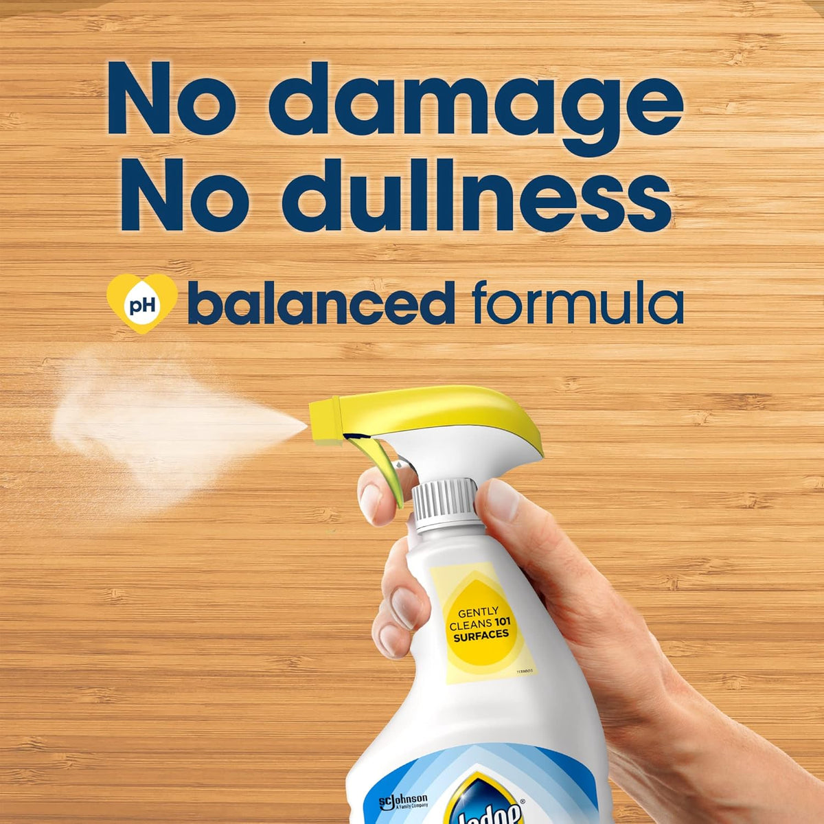 Pledge pH-Balanced Multisurface Cleaner Spray for Everyday Care, Fresh Citrus Scent, 25oz (Pack of
