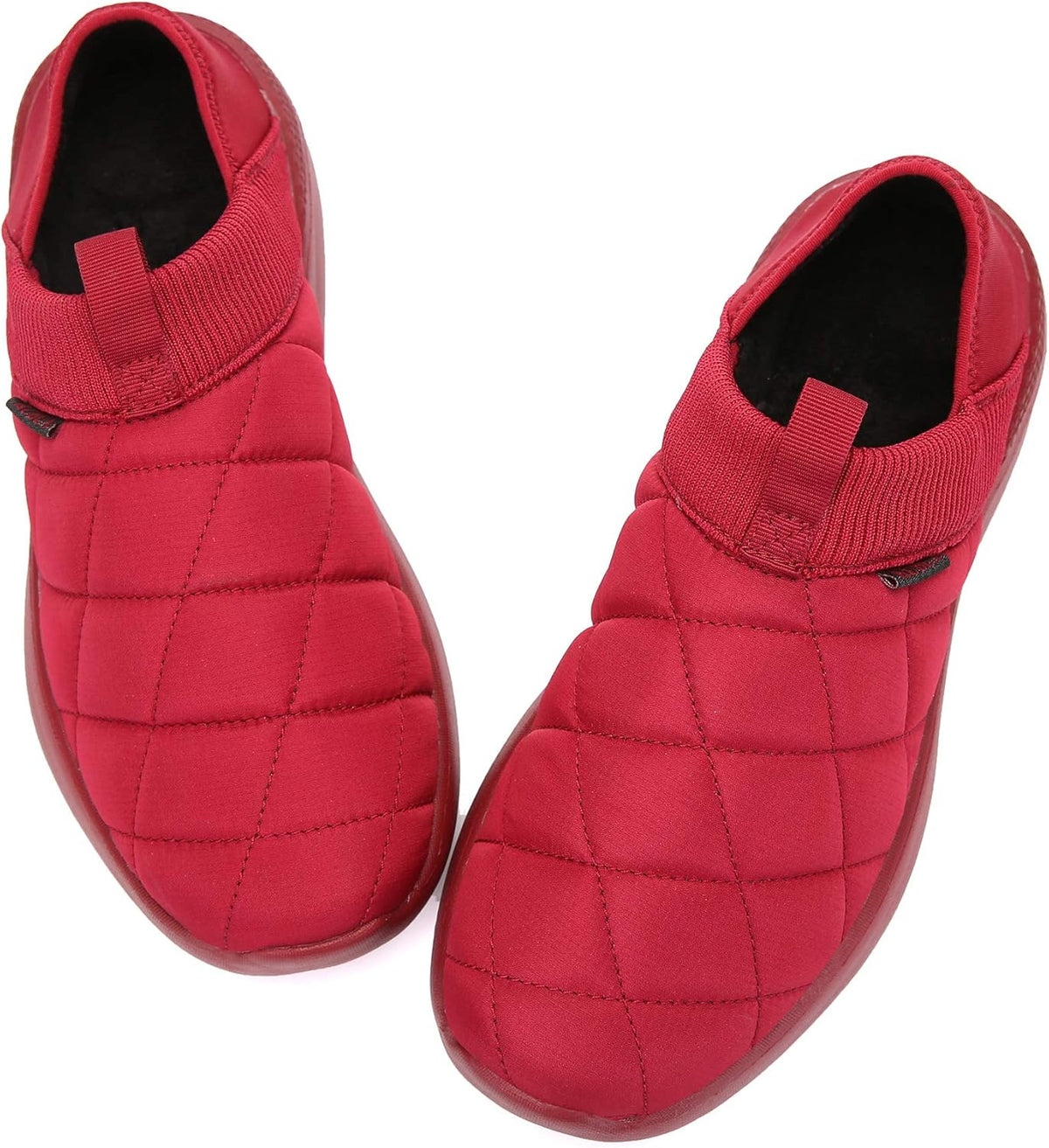 KUBUA Slippers for Men and Womens Indoor House Shoes Plush Slip on Outdoor Garden Loafers