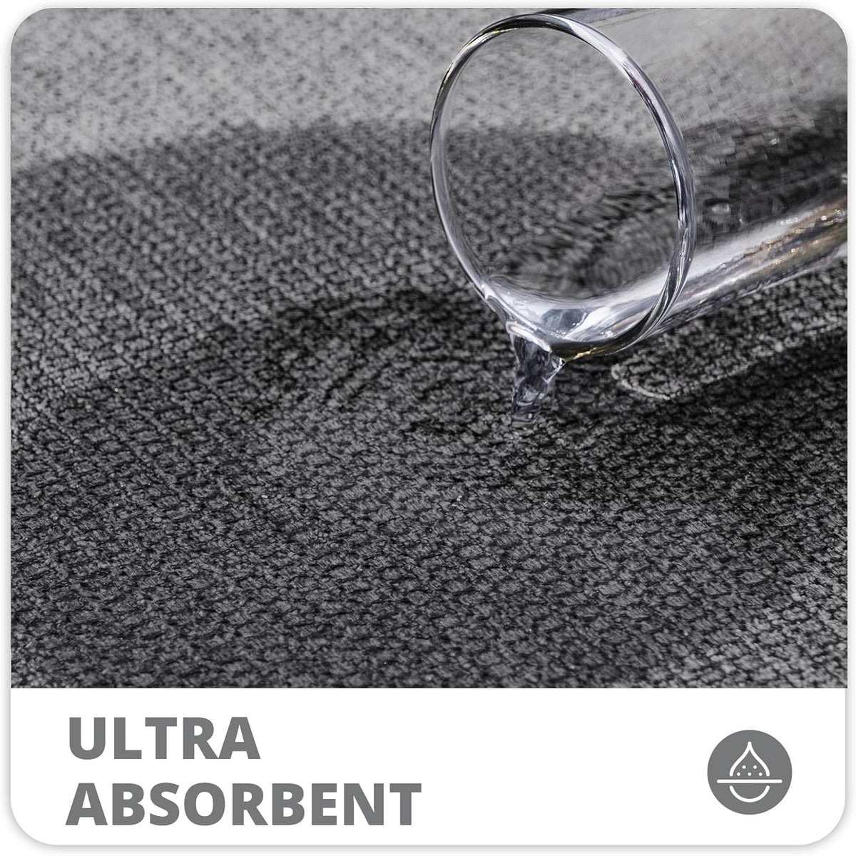 Bath Mat,Ultra Thin Bathroom Runner Rugs,Large Bath Mats for Bathroom,Quick Dry,Non-Slip,Machine
