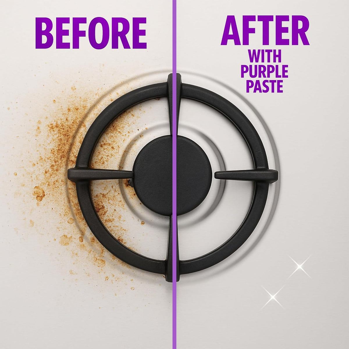 Purple Paste All Purpose Cleaning & Polishing Paste – Tough Stain Remover for Kitchen, Bathroom