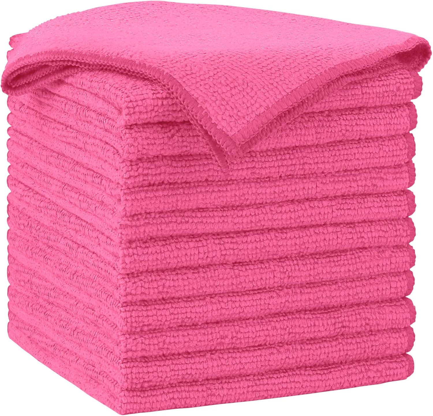 AIDEA Microfiber Cleaning Cloth-12PK, Soft Microfiber Towels for Cars, Absorbent Cleaning Rags