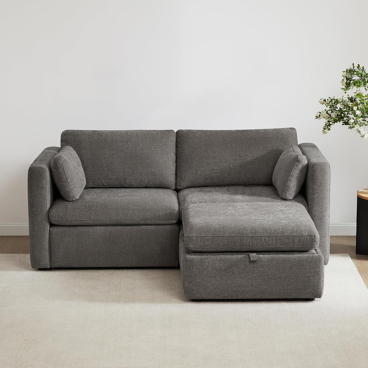CHITA Modular Sectional Sofa, FSC Certified L Shaped Couch with Reversible Chaise, Modular