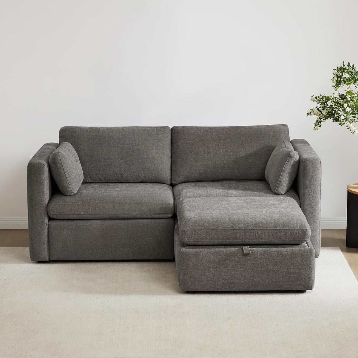 CHITA Modular Sectional Sofa, FSC Certified L Shaped Couch with Reversible Chaise, Modular