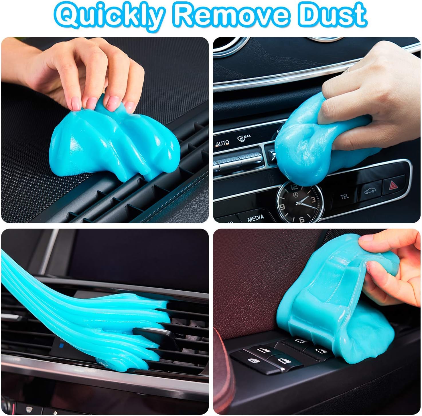 PULIDIKI Car Cleaning Gel Car Clean Putty, Universal Car Interior Cleaner Slime, Perfect Cleaning