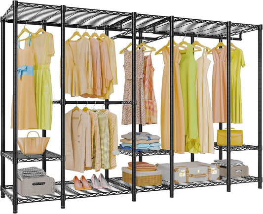 VIPEK V50 Extra Large Portable Closet Rack Bedroom Armoire Freestanding Wardrobe Closet, Heavy Duty