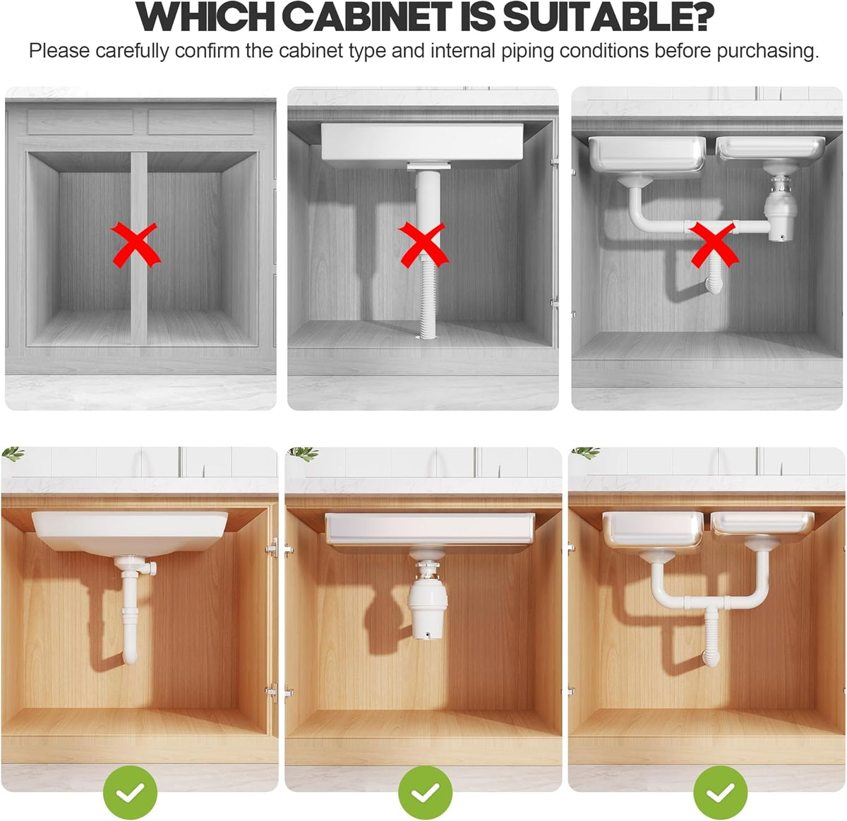1 Pack Expandable Under Sink Organizers Storage With Upgrade Ball-Bearing Slide Tracks,2-Tier Pull