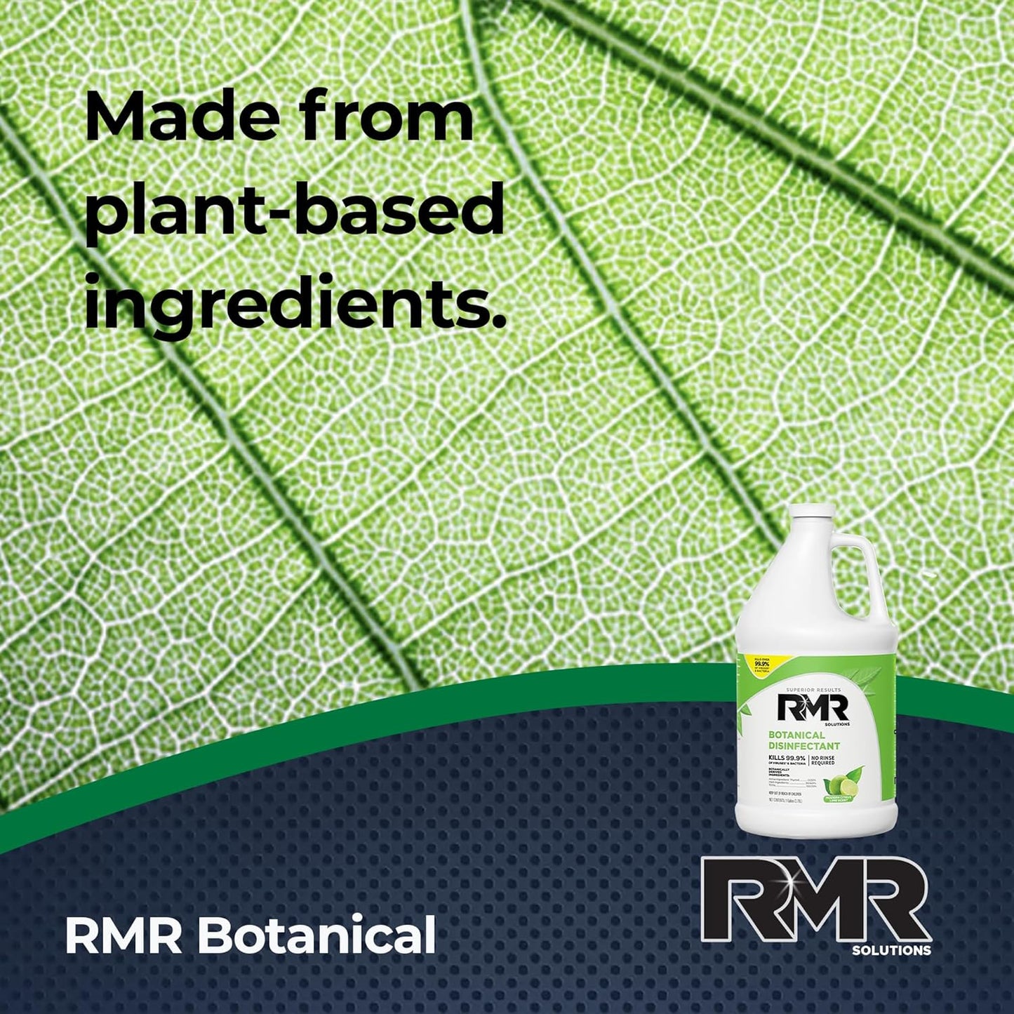 RMR Brands Botanical Disinfectant and Cleaner, Kills 99% of Household Bacteria and Viruses, EPA