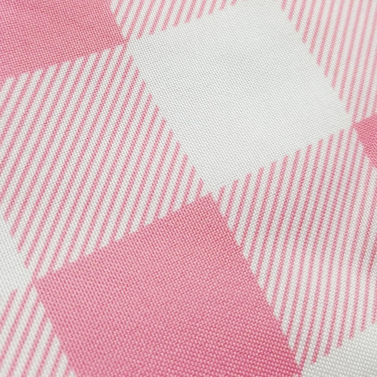 Waterproof Plaid Tablecloth Fabric - Round 25 Inch Classic Gingham Checker Table Cloth for