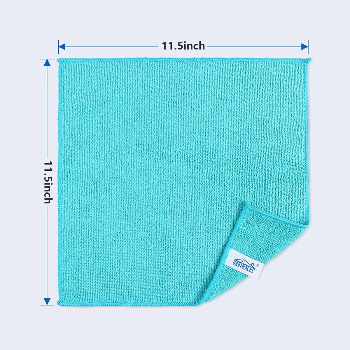 HOMEXCEL Microfiber Cleaning Cloth,100 Pack Cleaning Rags, Cleaning Towels with 4 Color Assorted