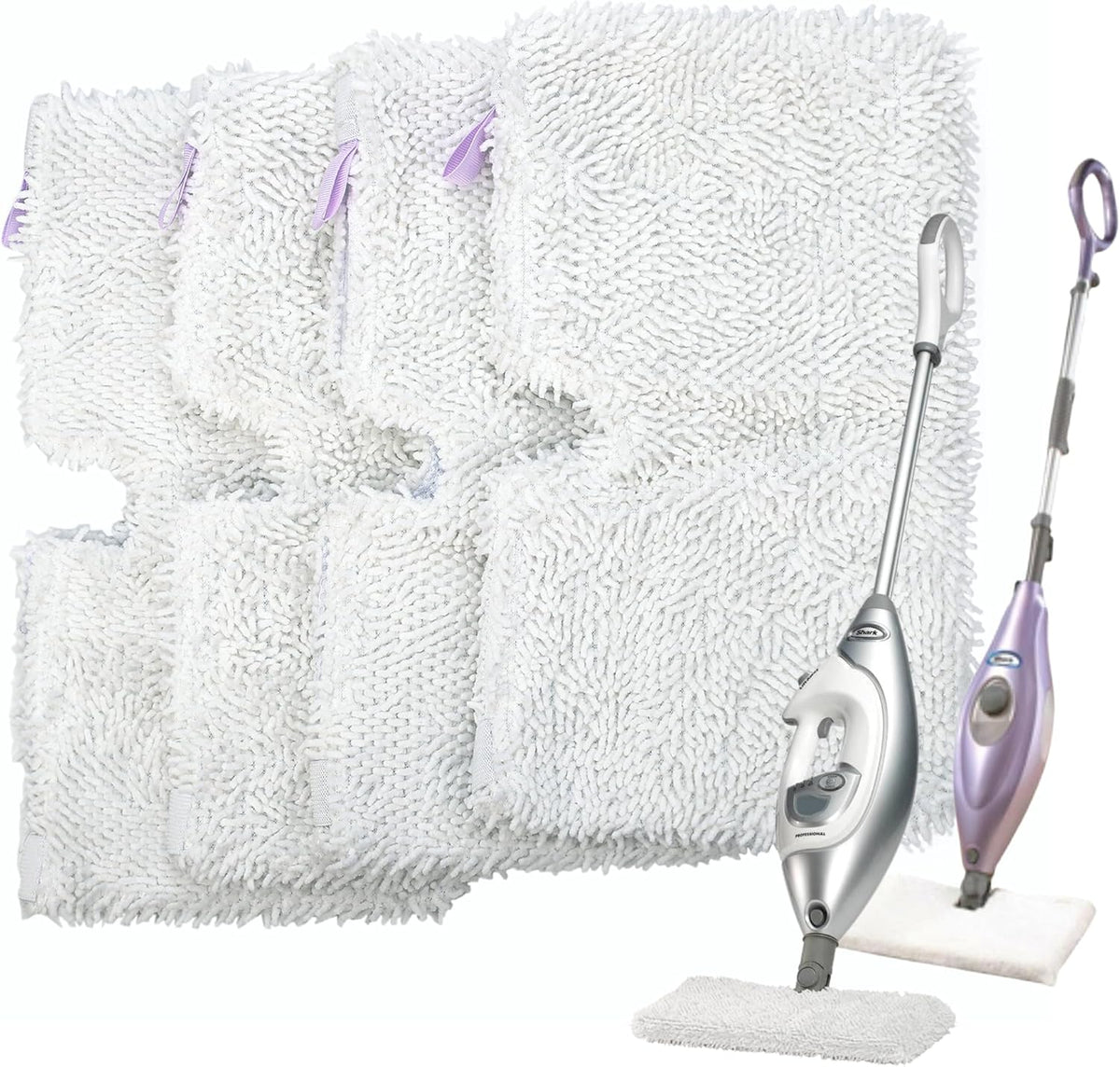 Flammi Steam Pocket Mop Replacement Pads for Shark S3500 Series S3501 S3601 S3550 S3901 SE450