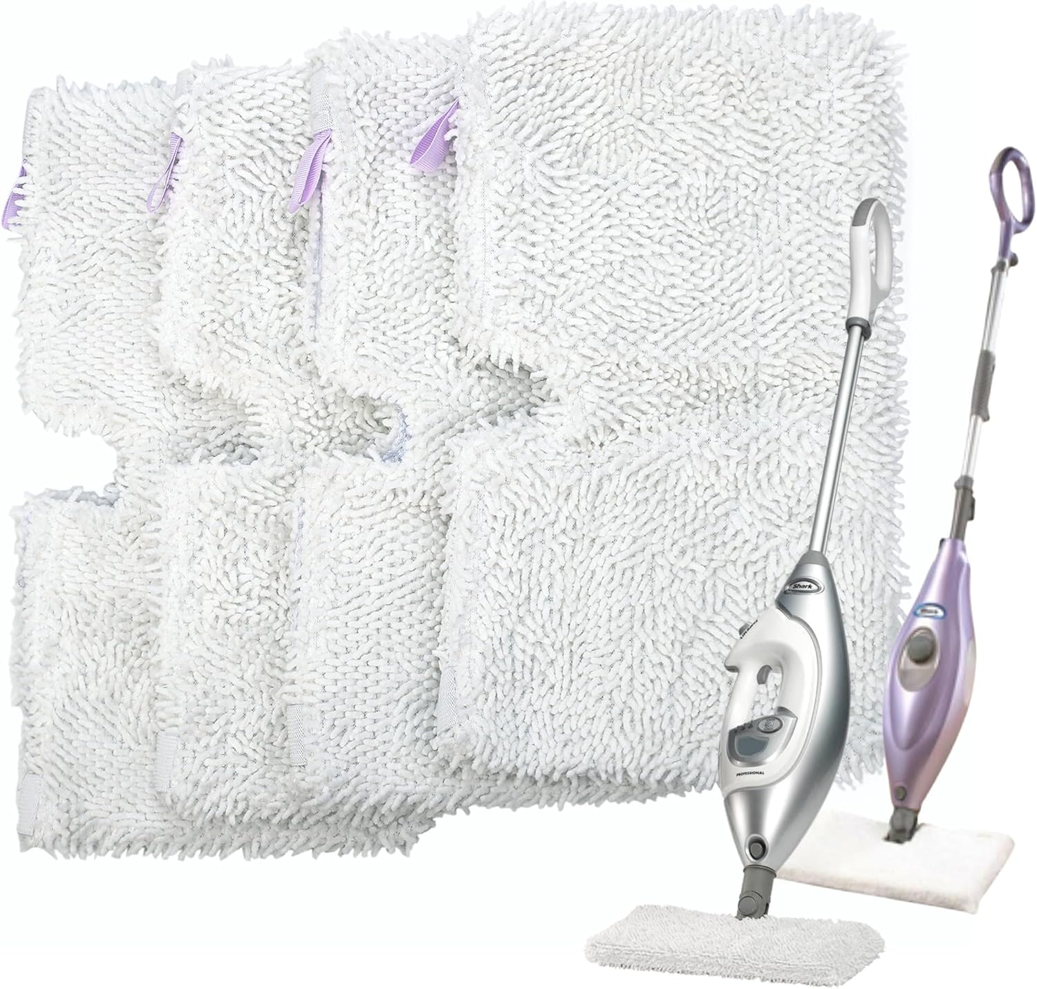 Flammi Steam Pocket Mop Replacement Pads for Shark S3500 Series S3501 S3601 S3550 S3901 SE450