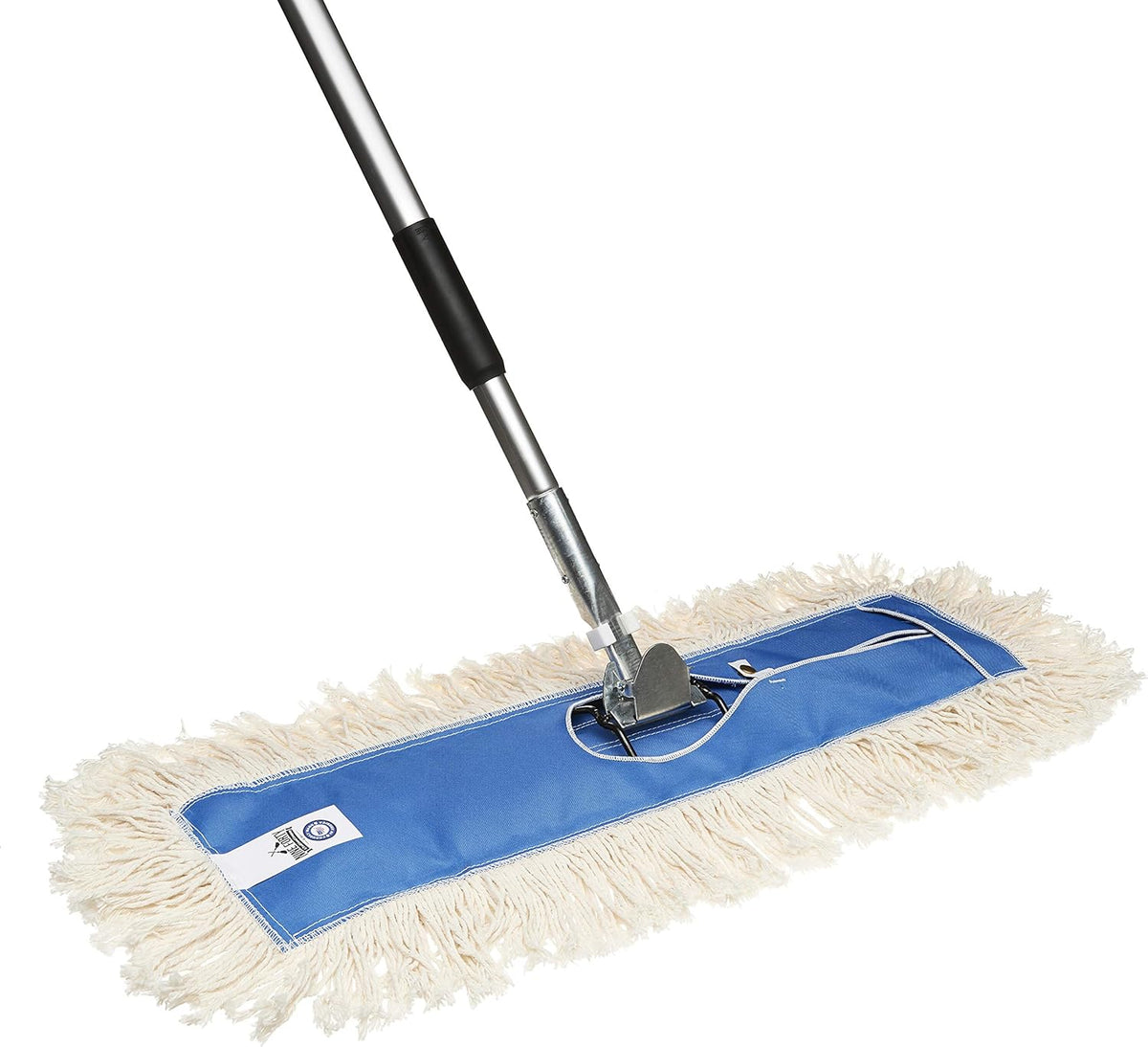 Nine Forty 36" Premium Cotton Dust Mop Kit - Heavy Duty Mop Head with Handle for Industrial