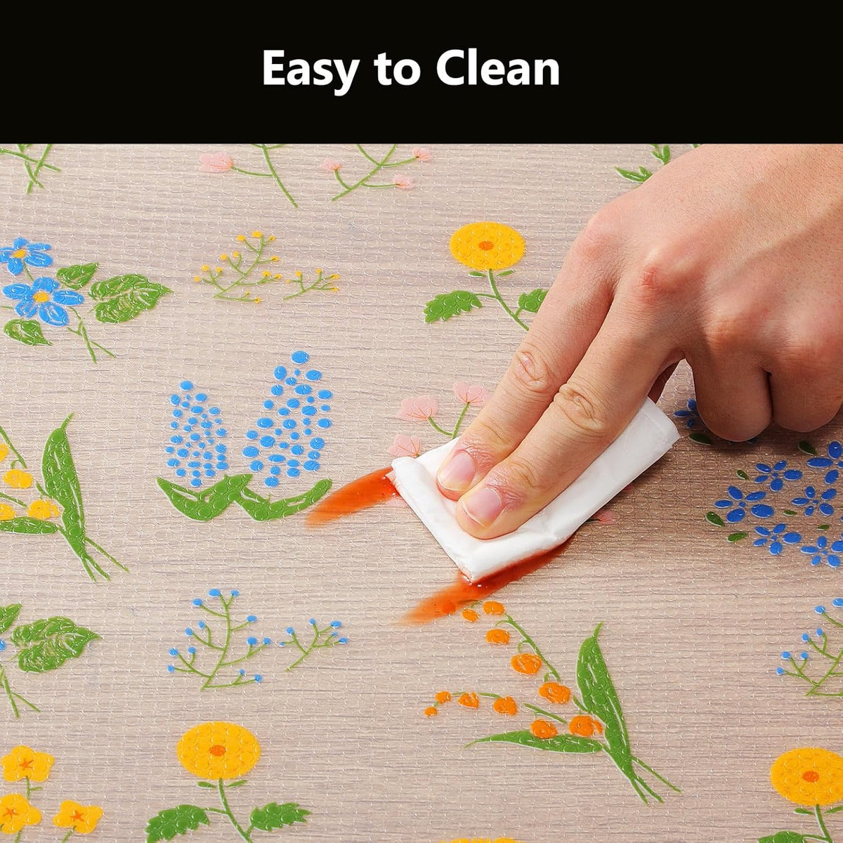 INNOLITES Non-Slip Shelf Liner – Cabinet & Drawer Liner Non-Adhesive – Waterproof Oil-Proof