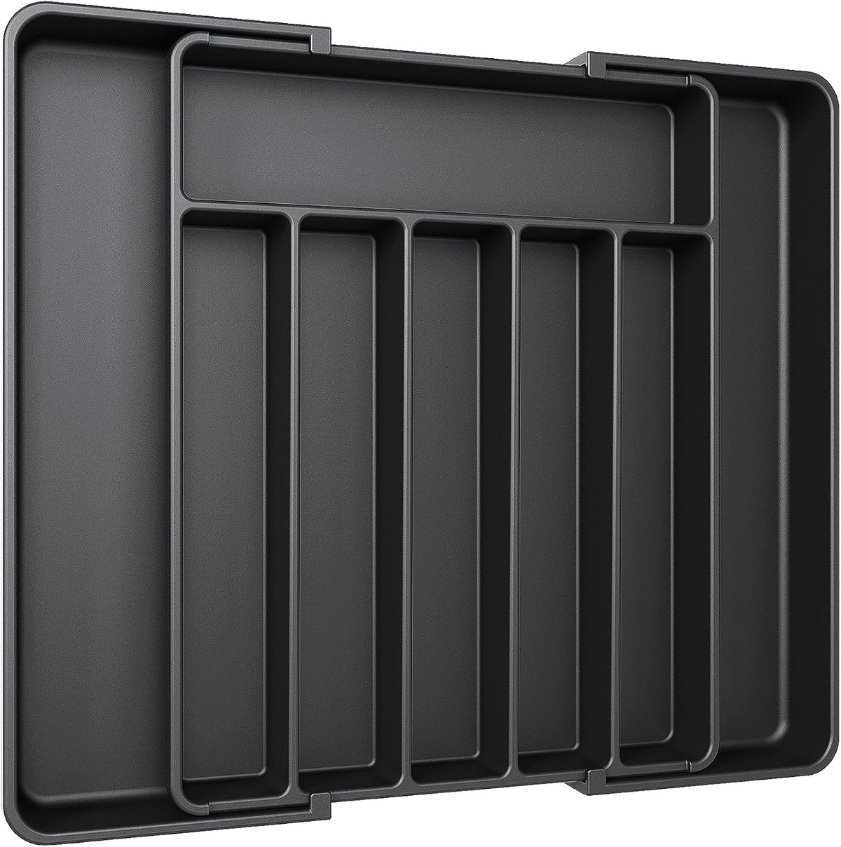 Aujen Silverware Organizer - Expandable Kitchen Drawer Organizer, Adjustable Utensil Organizer