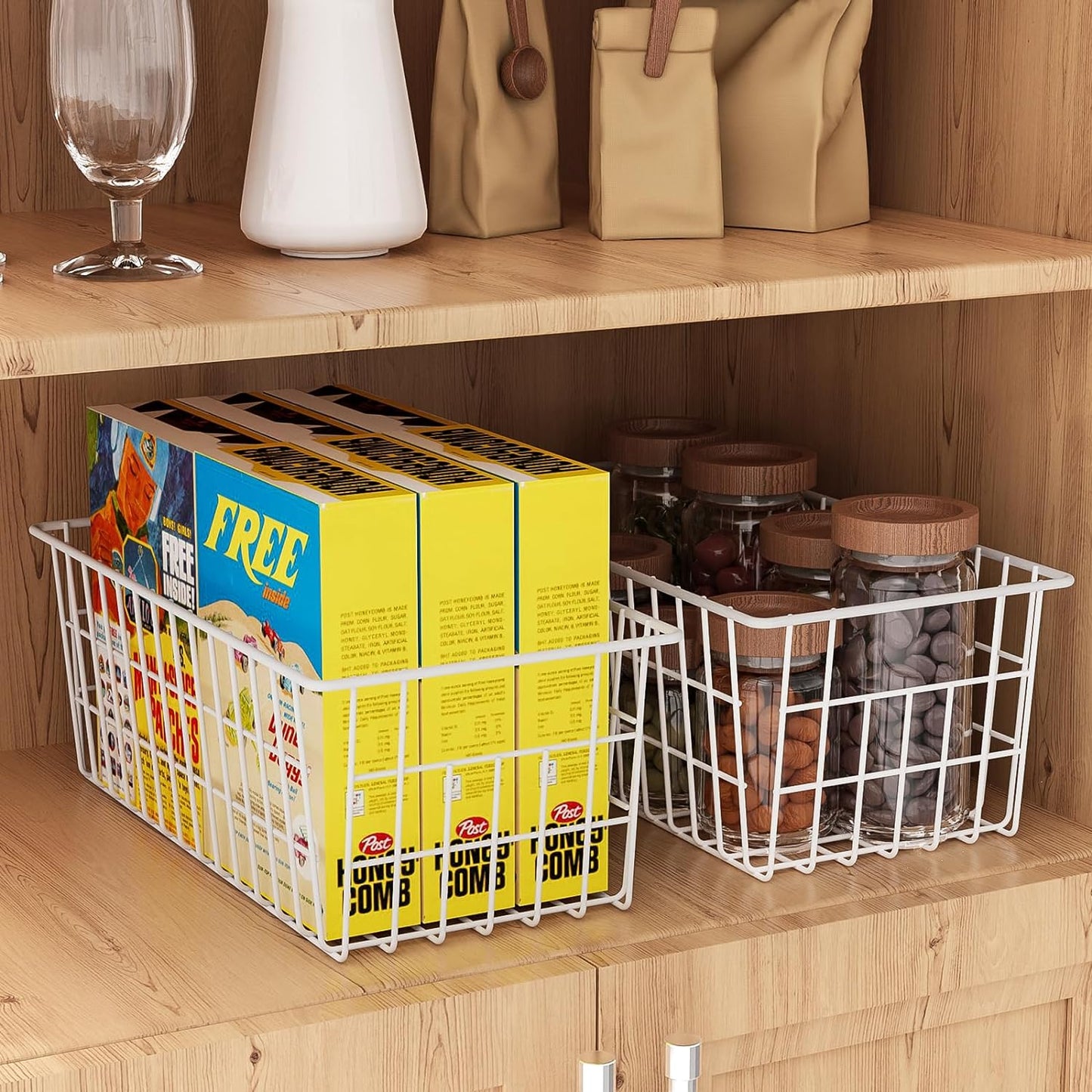 Orgneas Freezer Organizer Bins, Upright Freezer Basket Drawer Organizer Bins, Better Air