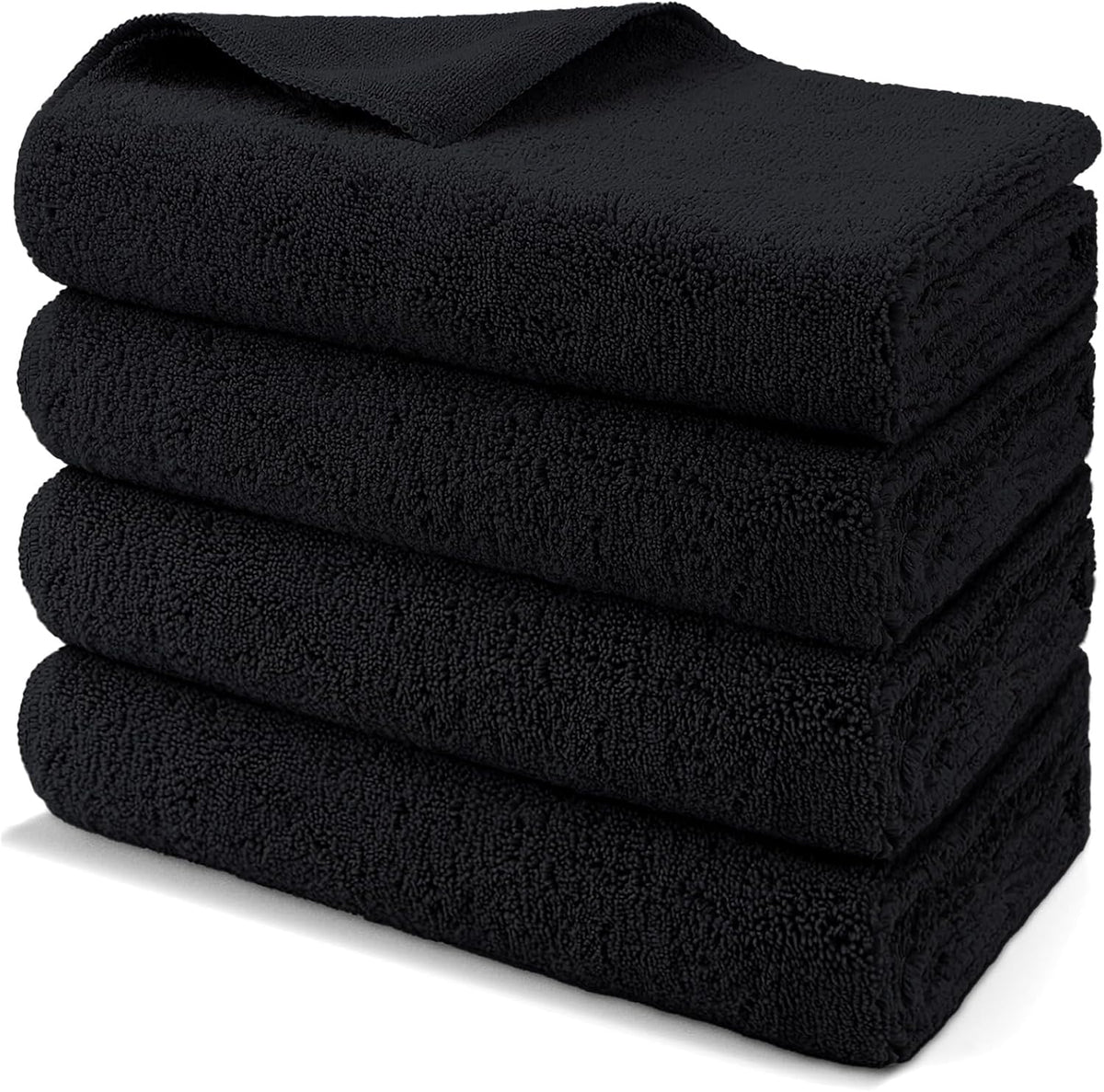HOMEXCEL Professional Large Microfiber Car Drying Towels 4 Pack, Lint Free, Scratch Free, Highly