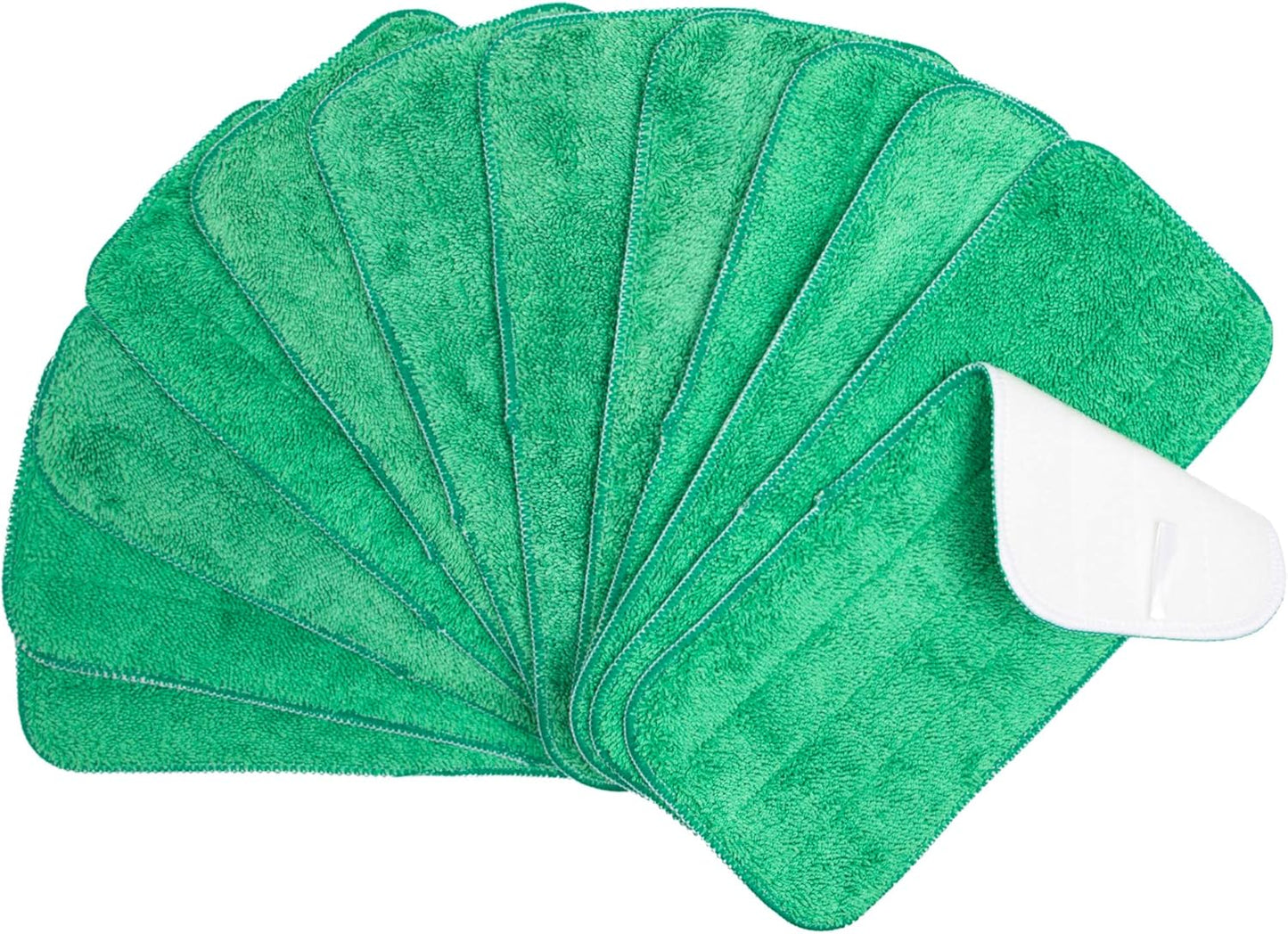 Arkwright Spray Mop Replacement Pads - (Pack of 12) Bulk Microfiber Flat Dry and Wet Refill Mop