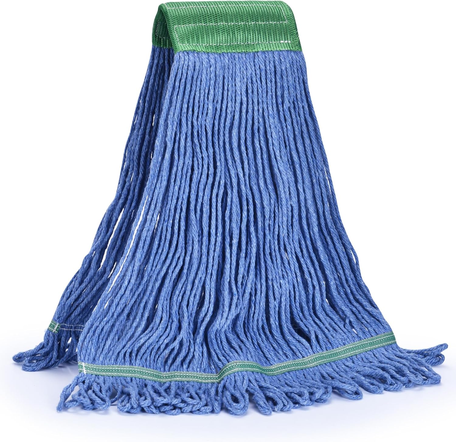 Matthew Cleaning Commercial Mop Head Replacement, 5 Inch Wide Headband, Looped End Cotton Blend