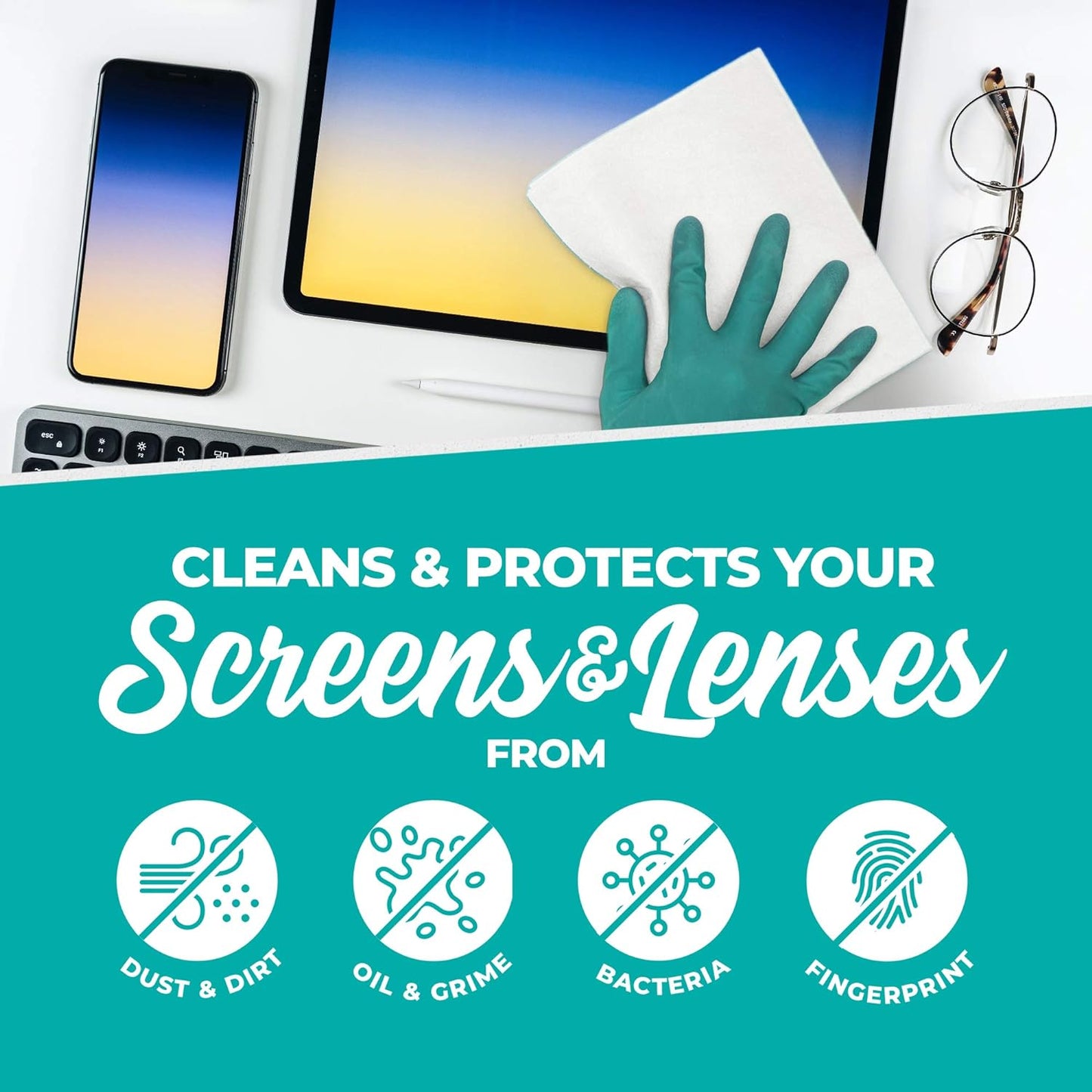 Molly's Marvelous Cloth, Streak-Free, Lint-Free Microfiber Cleaning Cloth, Polishing Cloth for
