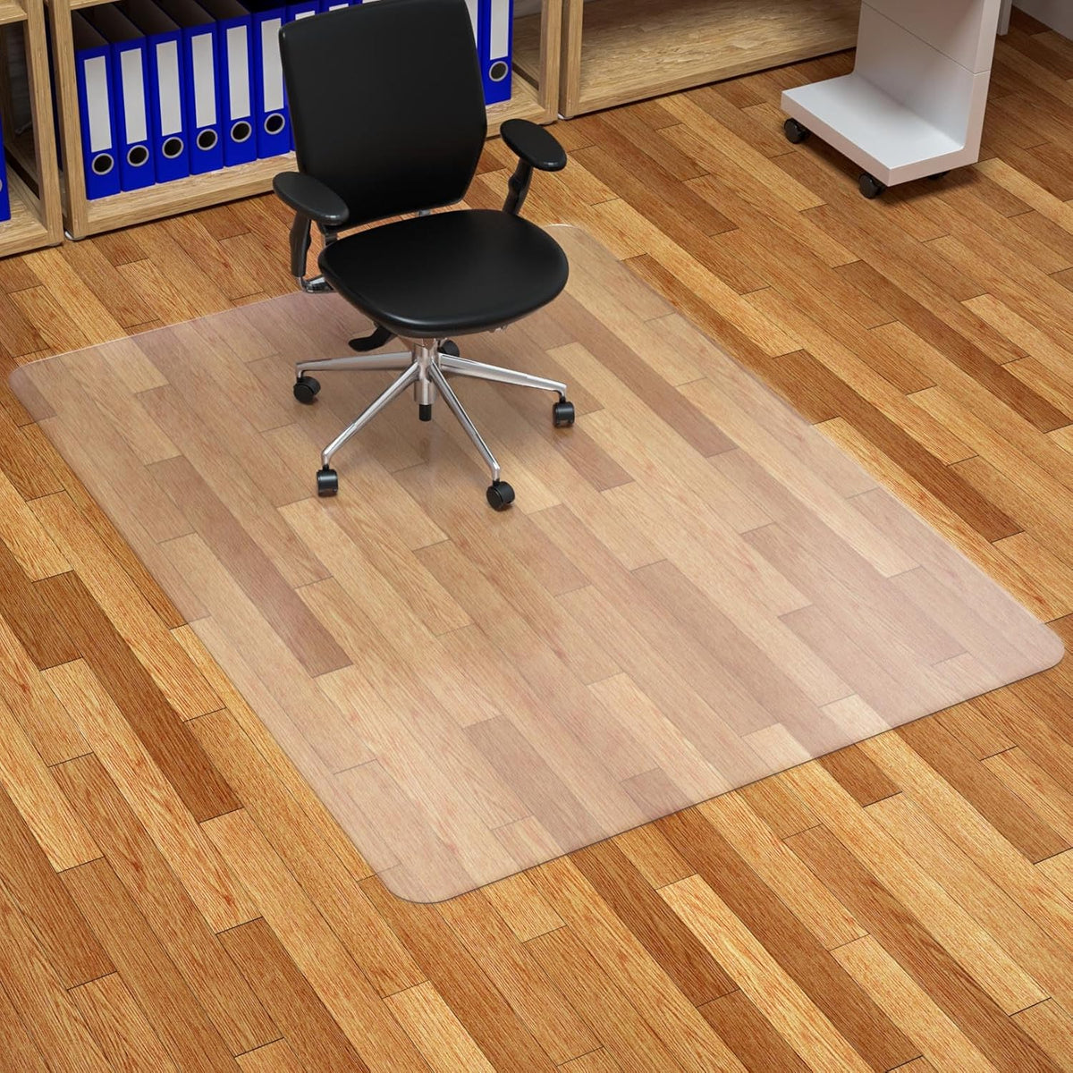 FuturHydro Chair Mat for Hardwood Floor, 46" x 60" Large Clear Office Home Floor Protector Mat