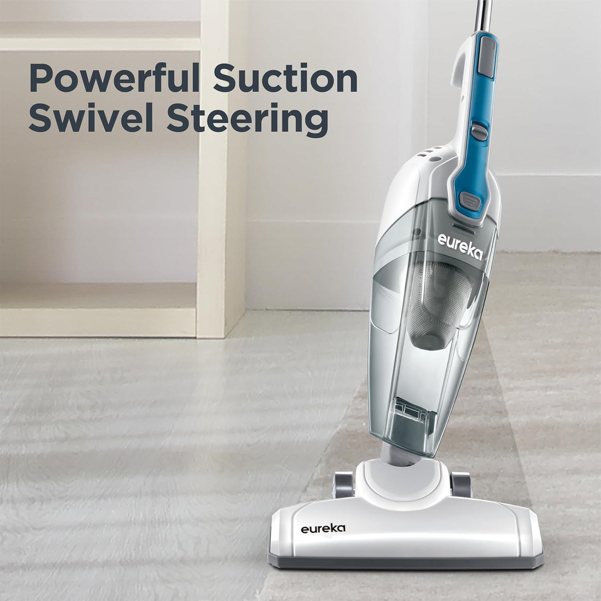 Eureka Corded Stick Vacuum Cleaner for Home Pet Hair, Lightweight Stick Vacuum Cleaner with