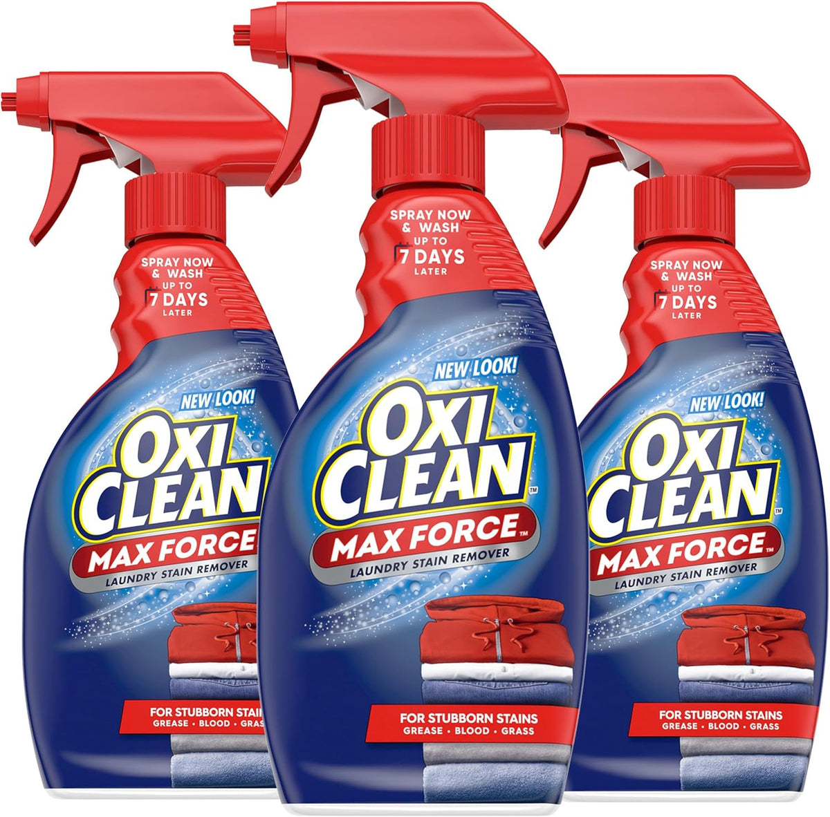 OxiClean Max Force Laundry Stain Remover Spray, Newborn & Baby Essentials, Stain Treater, 12 fl oz